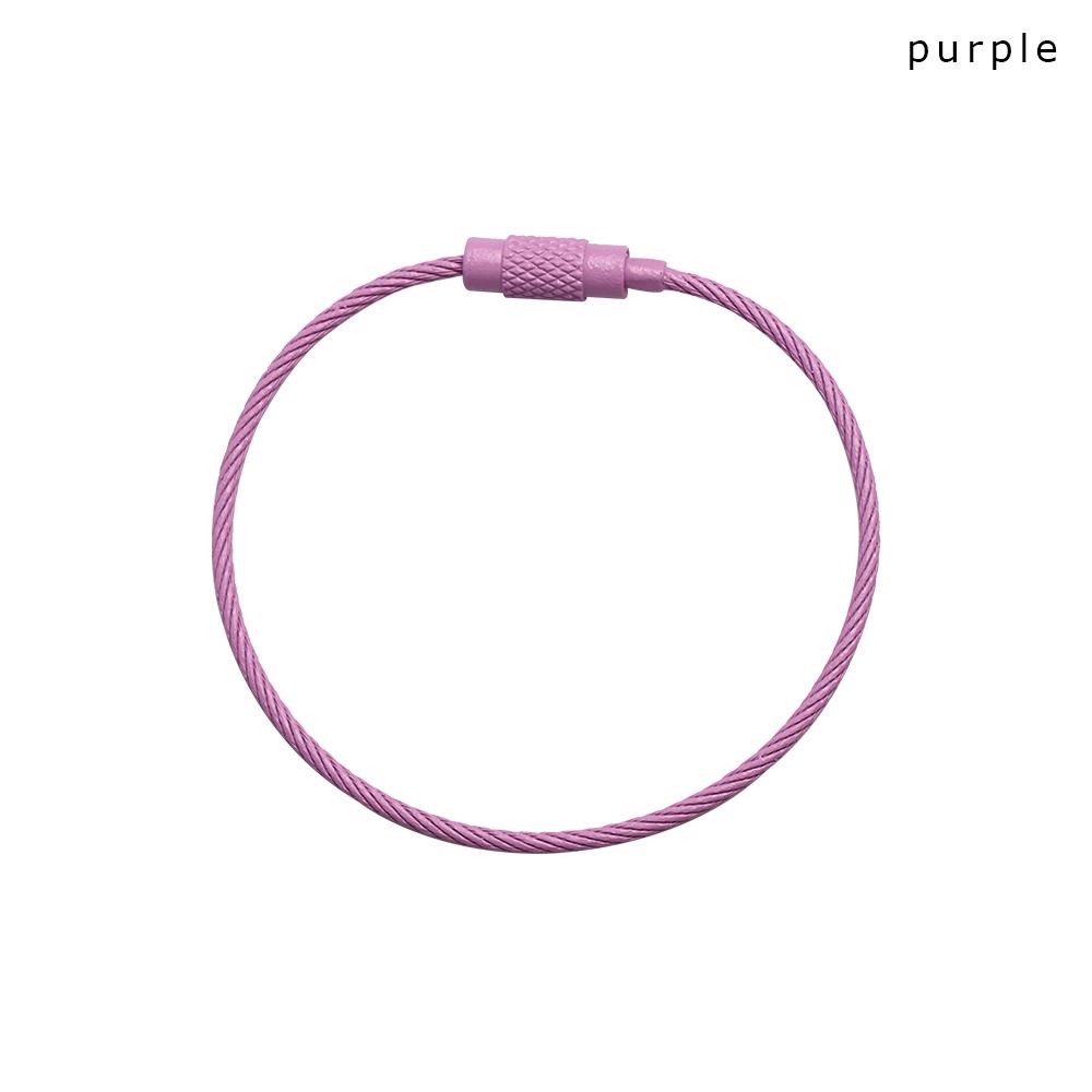 10 шт. 1,5*150 мм Держатель Петля Круглый На Открытом Воздухе Лагерь Кабель Проволока Брелок Веревка EDC Брелок Винтовой Замок