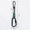 Paracord Water Bottle Hook 1 Carabiner Heavy Duty Clip Portable Multi-functional Tool for Sports Travel