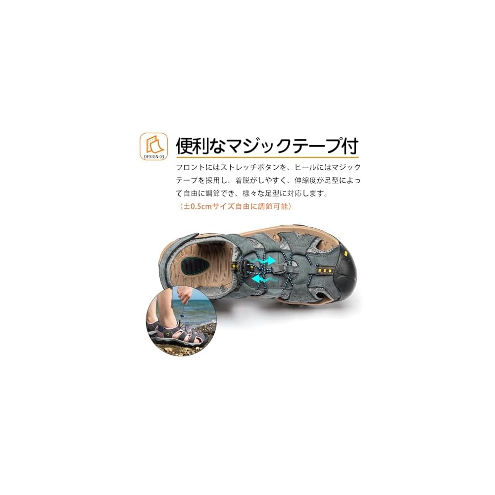 STRDEOUT Sandals for Men: Sports, Walking, Outdoor, Amphibious, Summer, Hiking, Trekking, Beach,