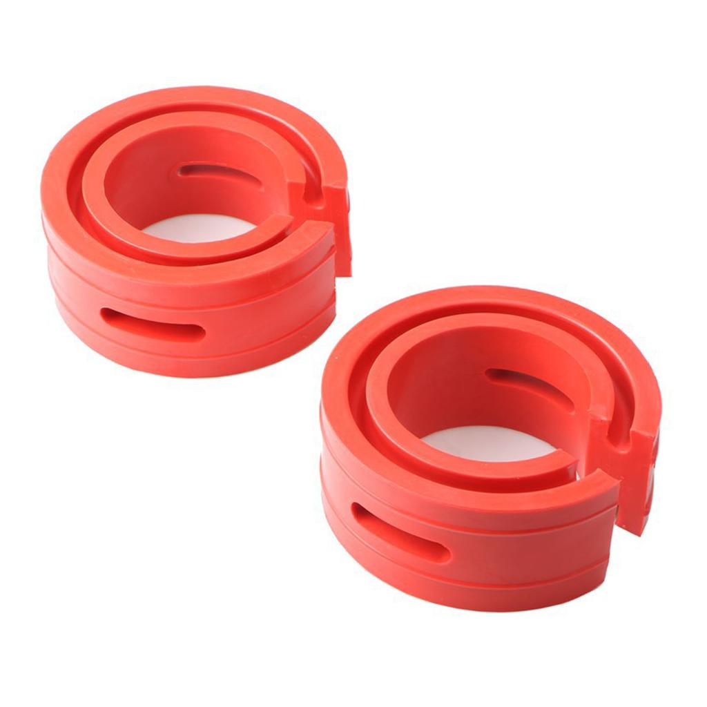 2Pcs Automotive Coil Spring Buffer Anti Vibration Universal Spring Bumper Cushion for Cars A