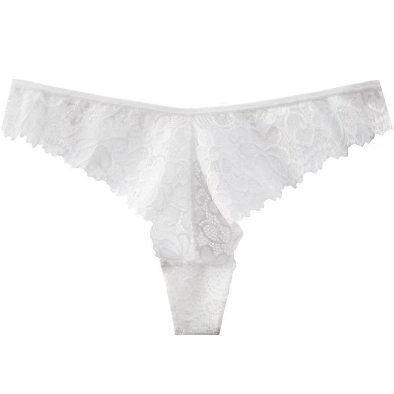 Сексуальные кружевные трусики-стринги с бантом женские прозрачные трусики с низкой талией спортивные бесшовные горячие трусики-стринги