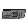 For Samsung Galaxy S25 Edge Case PC+TPU Kickstand Phone Protector with Lens Cover