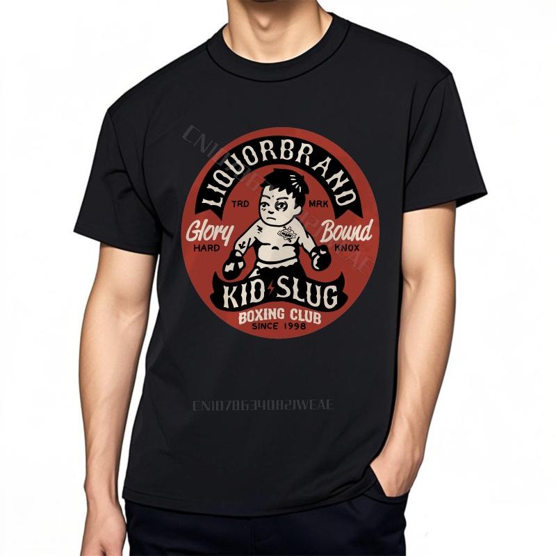 Teeshirt Daily Wear Fashion Tshirt Red Circle Boxing Design Vintage Fashion Tshirt Cool Streetwear Comfort Tshirt