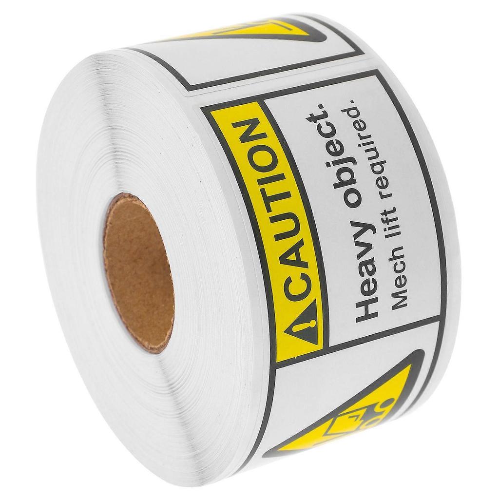 1 Roll Team Lift Labels Heavy Duty Warning Stickers for Logistics Packaging Caution Stickers Per Roll Essential for Safe Transportation Warehouse