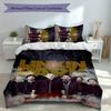 3pcs Linkin Park band logo Duvet Cover Set, Includes 1 Duvet Cover and 2 Pillowcases,Skin-Friendly&Comfortable Fabric,Suitable Bedding Sets