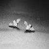 Cute Bat Stud Earrings for Women Trend Gothic Cartilage Ear Accessories Gold Zirconia Gothic Jewelry E489