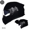 Шлем отслаивающийся шлем мужской и женский мотоциклетный зимний полулицевой шлем персонализированный крутой уличный автомобиль с Bluetooth универсальный для всех сезонов