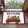 25 Styles Half Circle Christmas Carpet, Entrance Foyer, Anti Slip and Dirt Resistant Welcome Mat, Bedroom Decorative Floor Mat
