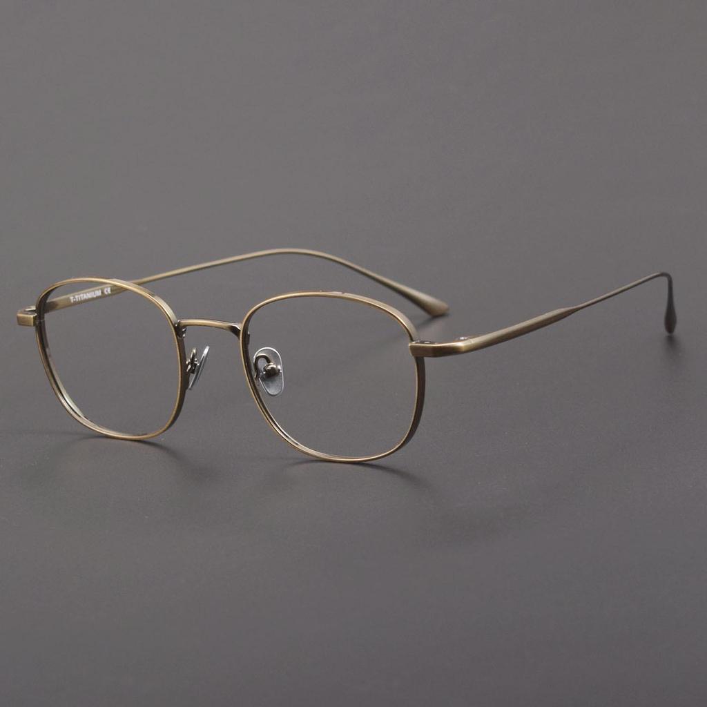 Ultra-light Pure Titanium Full Frame Glasses - DAILYNEWS Retro Style for Men & Women with Myopia