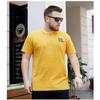 2025 Новая мужская летняя спортивная футболка XL из бамбукового хлопка, короткий рукав, тонкий дизайн с коротким рукавом