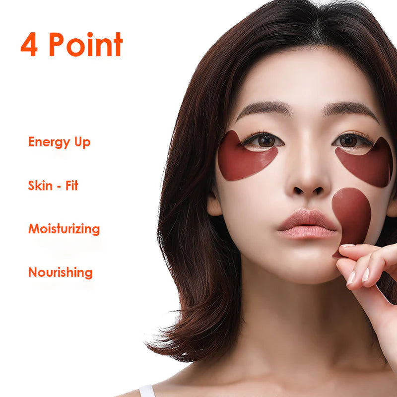 Petitfee CACAO Energizing Hydrogel Eye Mask 30pairs AUTHENTIC STORE