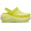 Crocs Классические легкие клоги на толстой подошве Женская обувь Кислотно-желтый 207988-76M