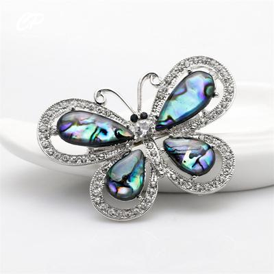 Креативные и модные бабочки, совы, кошки, животные, высококачественные натуральные раковины и аксессуары для одежды в виде бабочек
