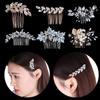 Romantic Hair Jewelry Wedding Bridesmaid Headpiece Bridal Clips Flower Hair Pin Hair Combs