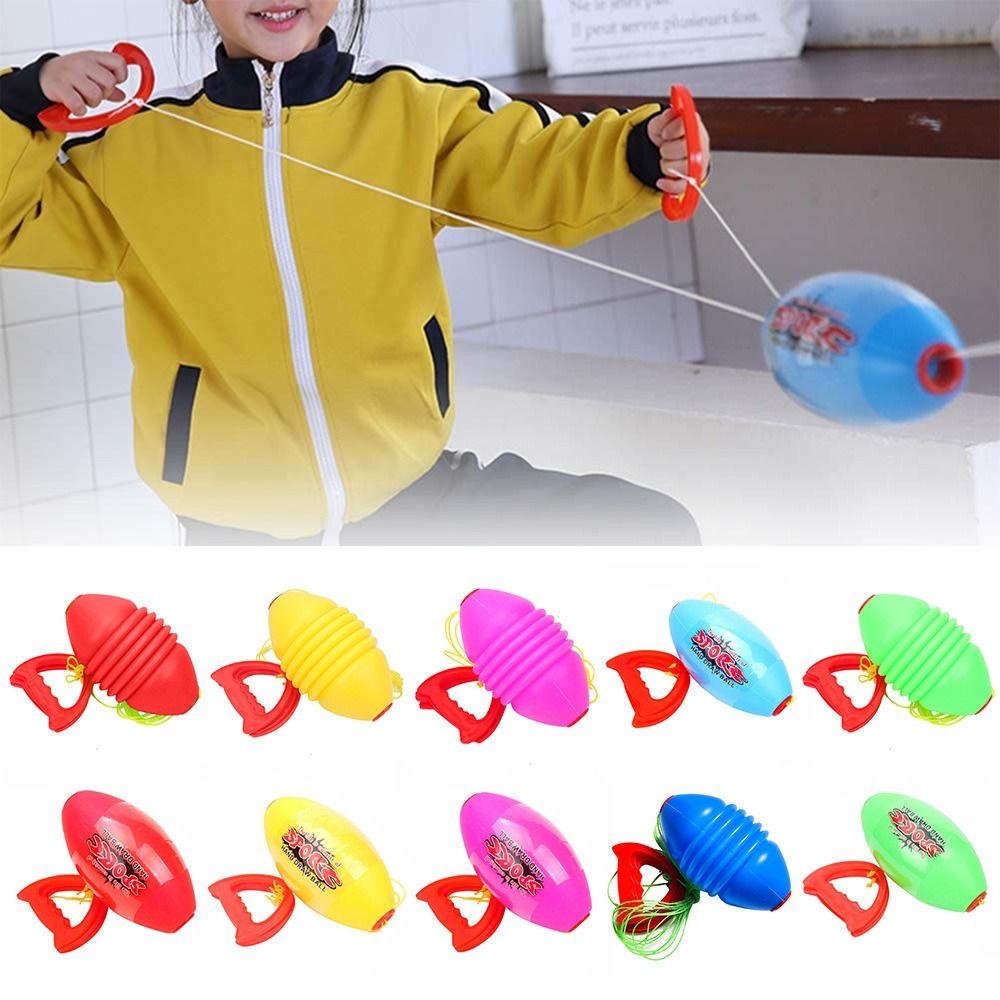 Sport Game Children Toys Speed Balls Sliding Zoom Ball Zip Ball Pulling Elastic Elastic Speed Balls