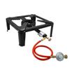 Single Propane Outdoor Burner Cast Iron Stove LPG Gas Cooker for Outdoor Camping BBQ