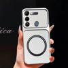 Улучшенный защитный чехол с большим вырезом для объектива для TECNO SPARK GO 2022, SPARK 9 8C, роскошный кожаный чехол с магнитным кольцом
