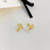 Cute Girl Fresh Bow Ear Buttons for Girls Light Luxury Personality Ear Buttons