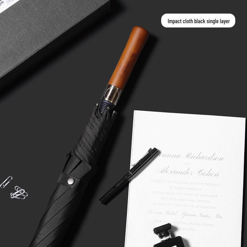 27-дюймовый автоматический зонт для гольфа с логотипом, длинной ручкой, идеально подходит для деловых или рекламных подарков