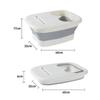 Collapsible Foldable Foot Soaking Bucket, Portable Space‑Saving Foot Bath Tub for Household Spa Pedicure Relaxation & Daily Foot