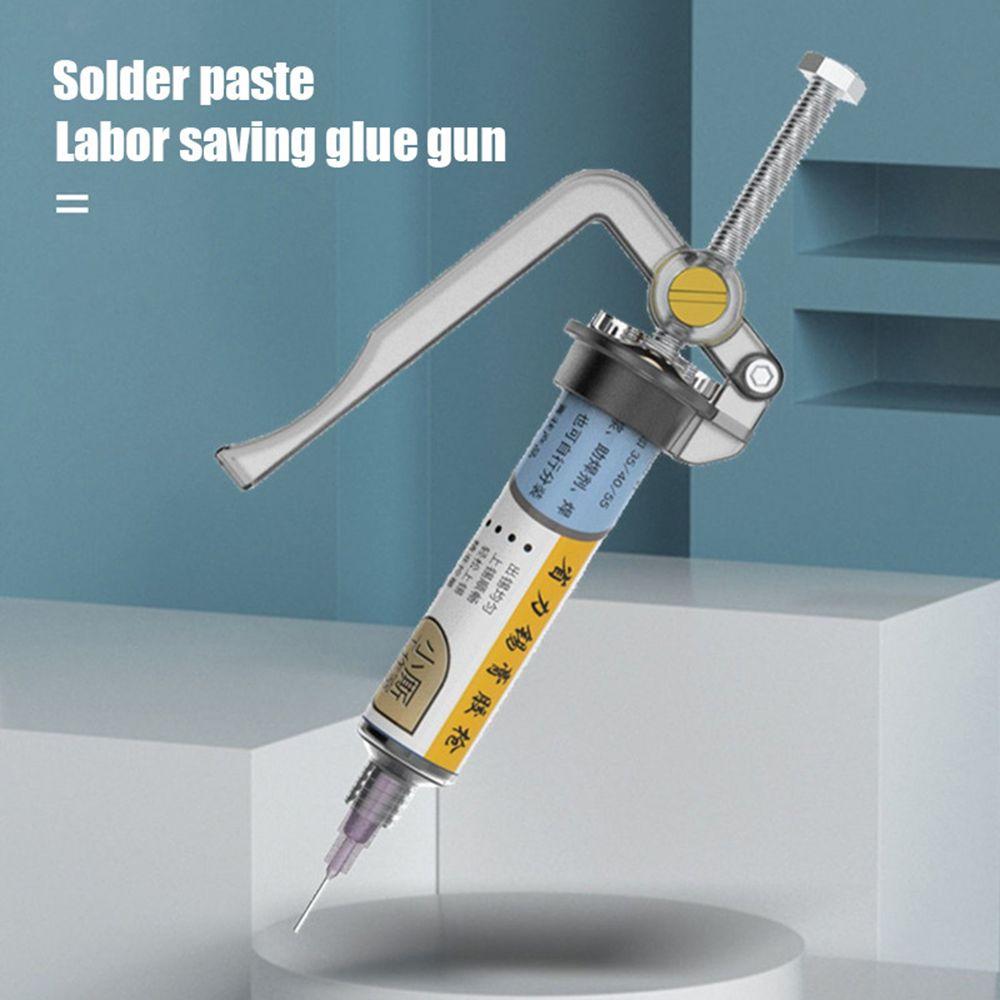 Tools Welding Accessories Solder Paste Booster Plunger Dispenser Manual Syringe Propulsion Tool