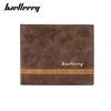 Men Short Wallets Vintage Design Artificial Leather Trifold Wallet Fashion Card Holder Purse