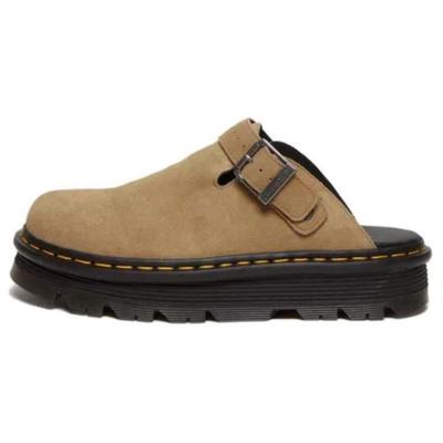 Доктор. Martens Zebzag Suede Casual Slingback Platform Mule Savannah Tan Unisex Sneakers 31737439