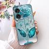 Чехол Для Motorola Edge 50 Fusion Чехол XT2429-1 Популярный Цветок Мягкий Черный Силиконовый Чехлы Для Телефона Для Motorola G96 5G MotoG96 Funda