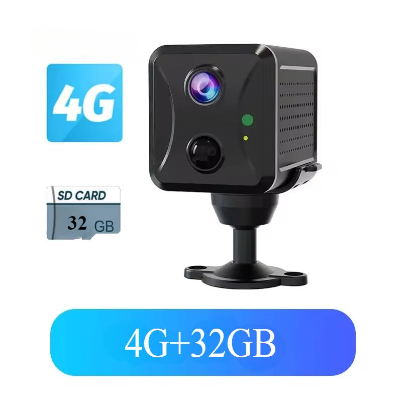 Ubox Mini 4G камера видеонаблюдения SIM-карта или Wi-Fi 5MP IP камера видеонаблюдения 3800 мАч большая батарея маломощная голосовая связь камера видеонаблюдения