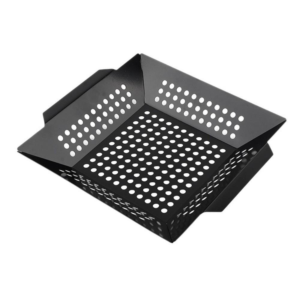Non-Stick Coated Barbecue Grill Pan Large Capacity Grill Basket Grill Tool Grill Tray Home Cooking