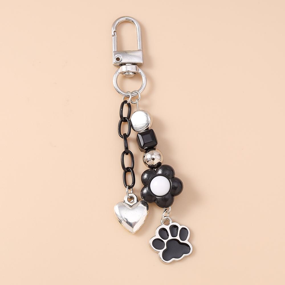 Cute Deer Elk Keychain Women Girls Key Ring Pendants for Handbag Decor DIY Handmade Key Chain Gift
