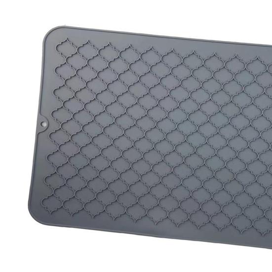 Кухонная столешница, силиконовый коврик для сушки, прямоугольный противоскользящий, складной, быстросохнущий, водонепроницаемая миска для посуды, тарелка, столовая посуда, подставка для столовых приборов, теплоизоляционная подкладка.