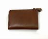 Кошелек Tochigi Leather L Zip для монет и карточек, коричневый [Bell Label] [Сделано в Японии] -
