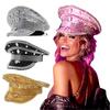 Gold Captain Cap Boost Party Vibe Air Force Hat Pilot Captain Hat  Halloween Christmas