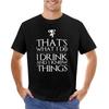 Я знаю things Футболки заготовки индивидуальный дизайн свои большие размеры летние топы мужские футболки с принтом