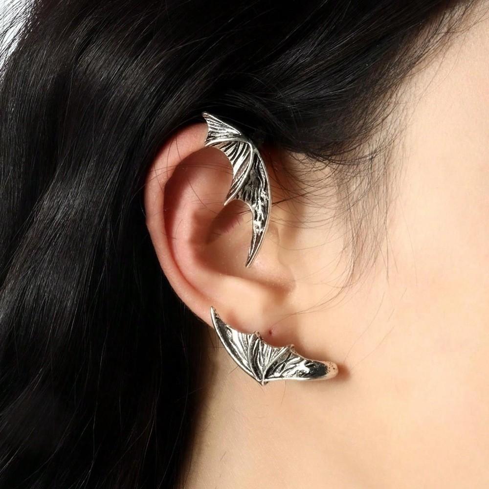 Halloween Earrings Vampire Bat Alloy Gothic Jewelry For Women