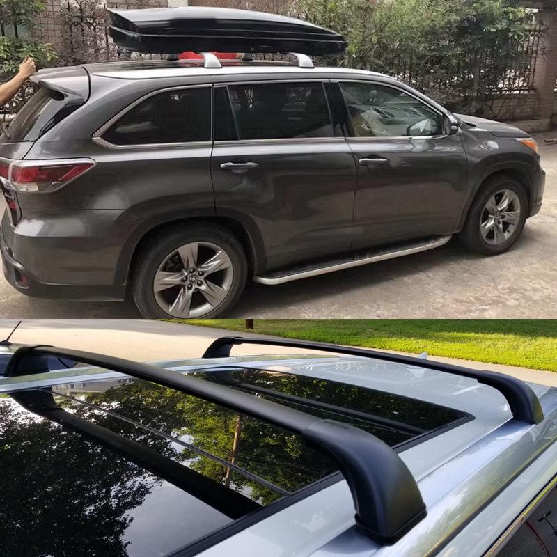 Highlander 15-21 Roof Rack: No-Drill Cross Bars for Easy Modification