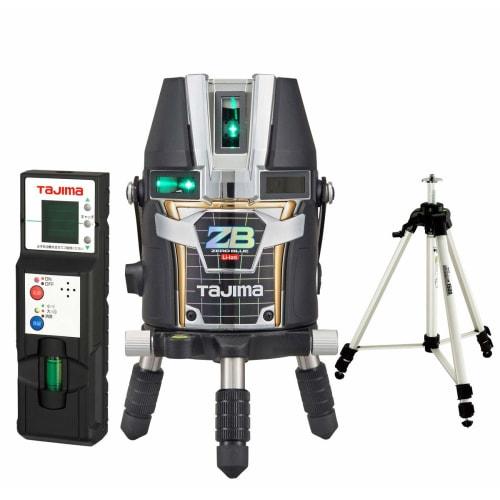 TAJIMA KJY Square & Horizontal Laser Level, Zero Blue Lithium, ZEROBL-KJYSET, with Receiver and Tripod Set