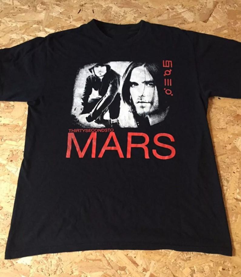 Винтажная футболка группы Thirty Seconds to Mars размер S-5XL