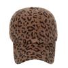 Autumn and Winter Plush New Leopard Print Baseball Cap Winter Cap Cap Cap Sun Hat