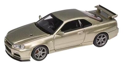 MOTORHELIX Nissan Skyline V Spec II Millennium Jade Готовый продукт 1/64 GT-R (Р34)