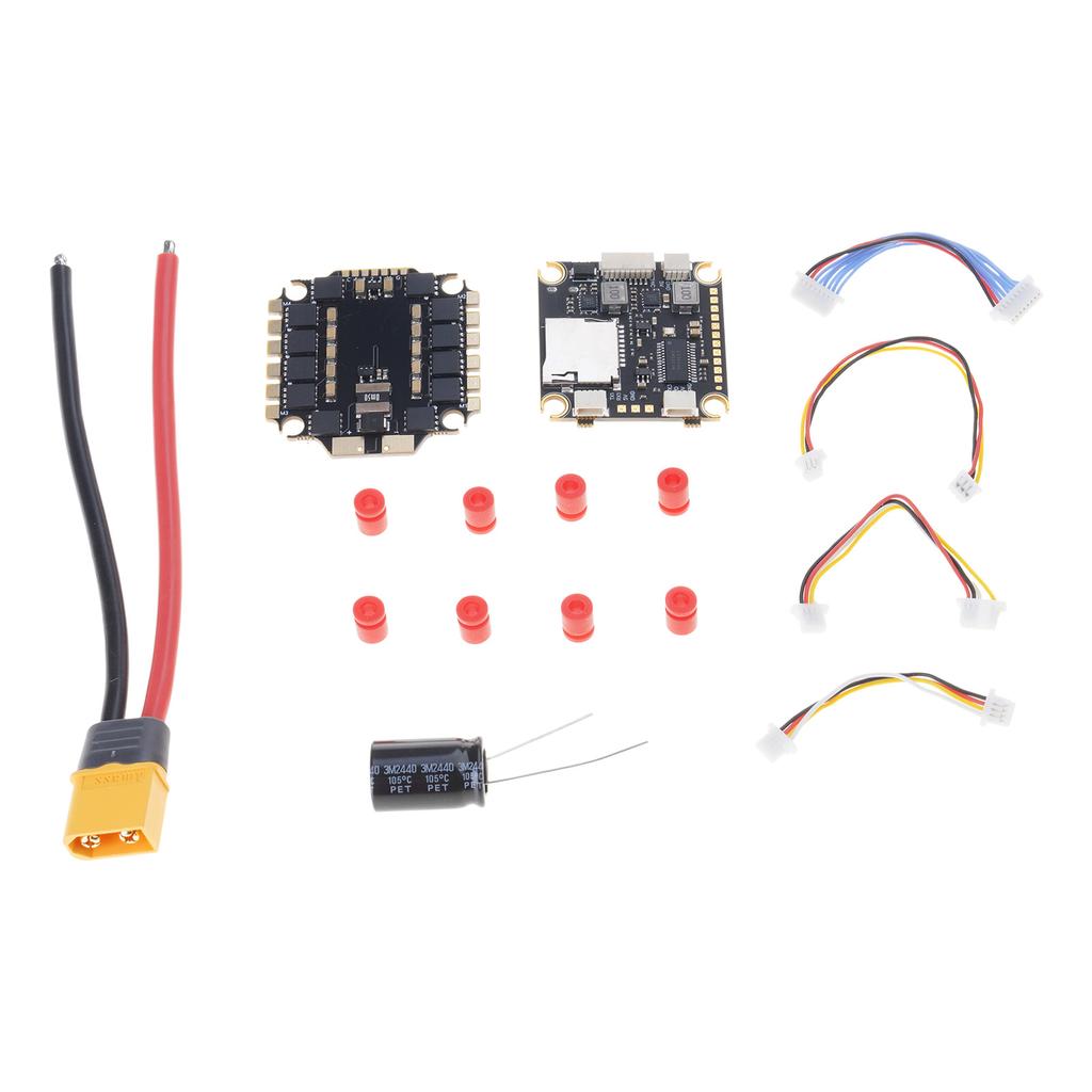 F4 V3S Plus 30.5x30.5мм Стек ESC BMI270 Модульная плата полетного контроллера BLHELIS 45/55/60A 4-в-1 ESC