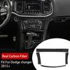 4x Carbon Fiber Interior Center Storage Accent Trims For Dodge Charger 2015-2022
