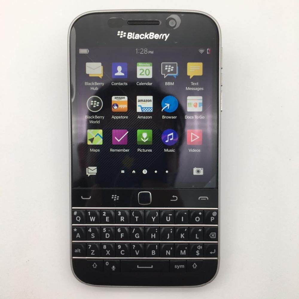 Refurbished Blackberry Classic Q20 4G NETWORK 2GB RAM 16GB ROM 8MP 3.5" Mobile Phone Cell Phone With 1 SIM