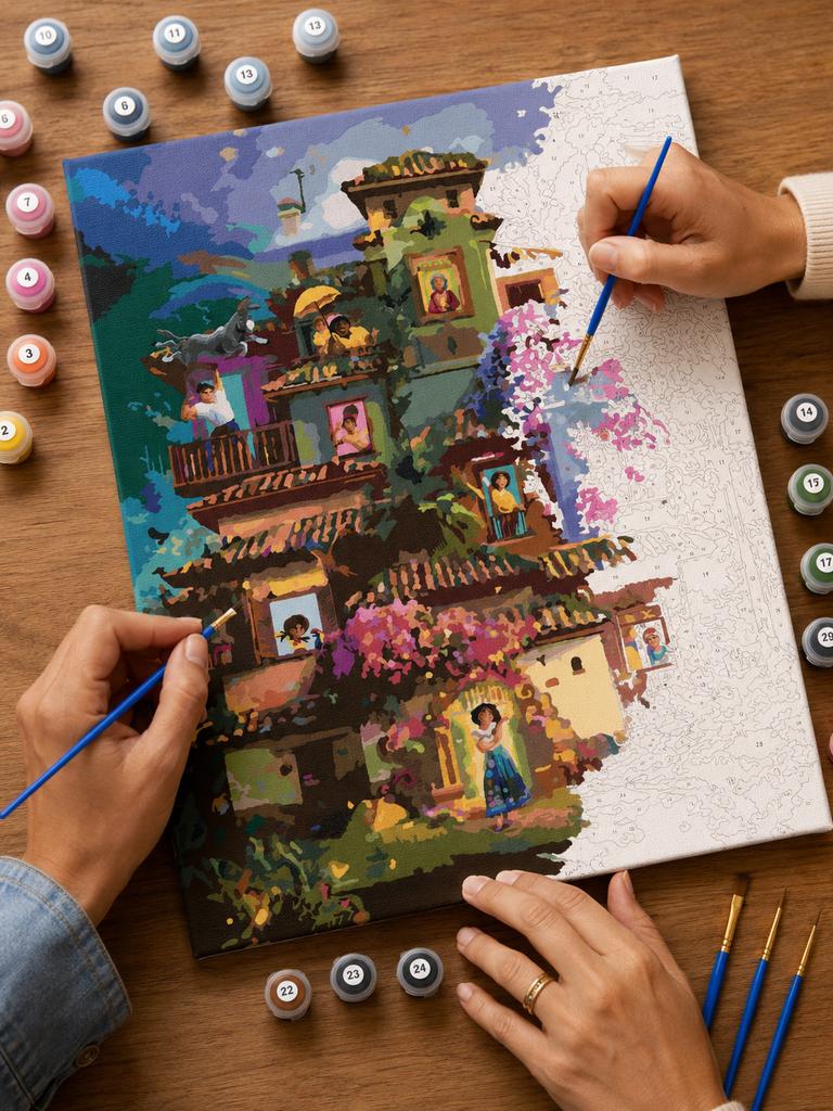 Painting By Numbers Pictures To Paint - Encanto Disney House 40X50