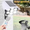 Outdoor Night Light IP65 Waterproof Solar Light For Home Garden 3 Mode Motion Sensor Lamp 77LED