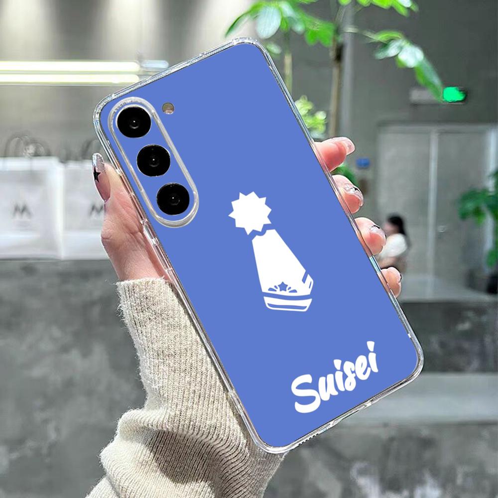 Чехол для телефона Suisei H-Hoshimachi для Samsung S26 S25 S24 Ultra S23 Fe S22 S20 S21 Plus Plus 5G Fe Прозрачная крышка