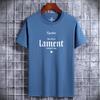 Lament Printed Man Fashion Tee Short-sleeved Pure Cotton T-shirt
