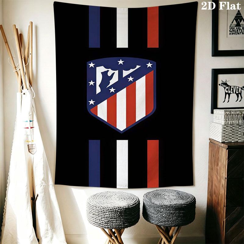 Atleti C Wall Hanging Printed Fabric Blanket Decorative Tapestries for Bedroom Living Room Home Decor