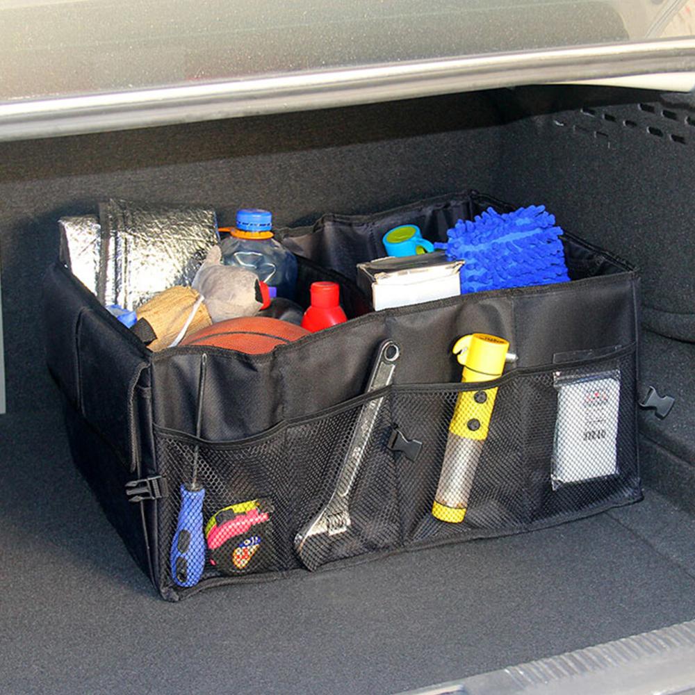 Car Trunk Organize Cargo Storage Tool Eco-Friendly Big Capacity Collapsible Car Storage Box Super Durable For Auto Trucks SUV Trunk Box